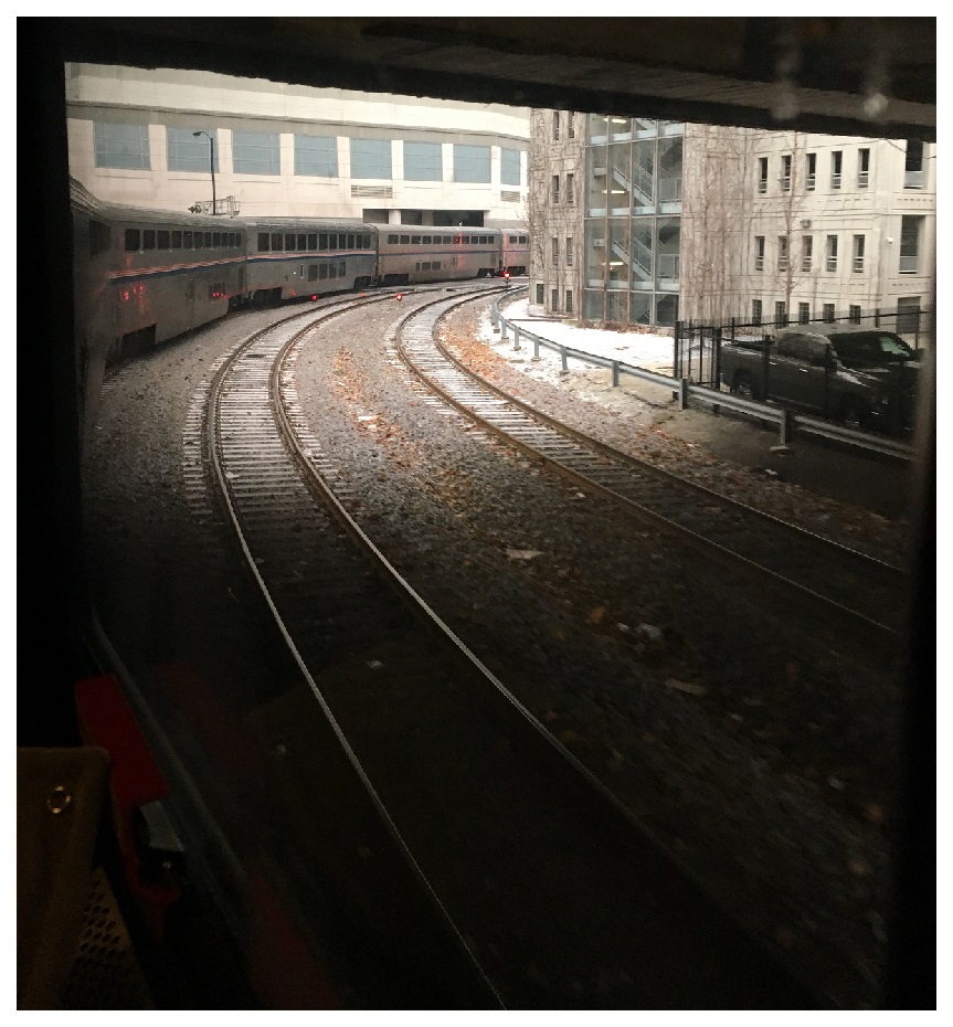 Leaving Chicago's Union Station on Amtrak's Empire Builder