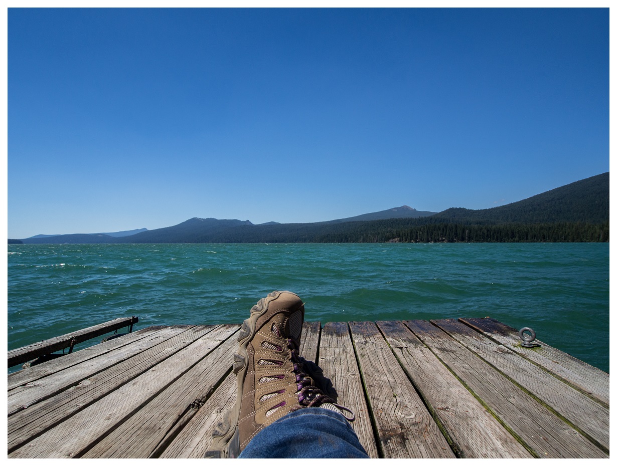 Dock on Odell Lake