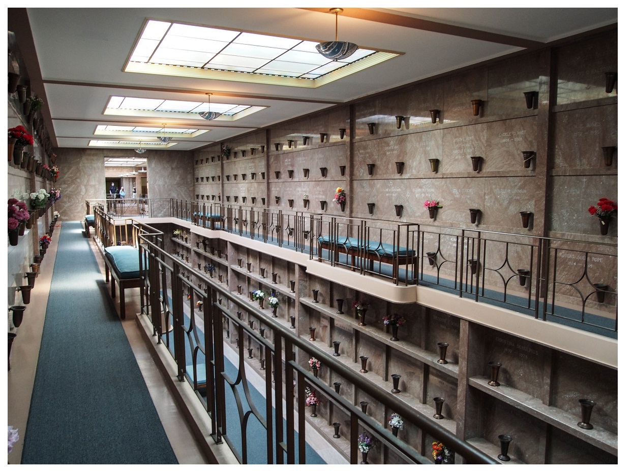 Crypts in the Portland Mausoleum