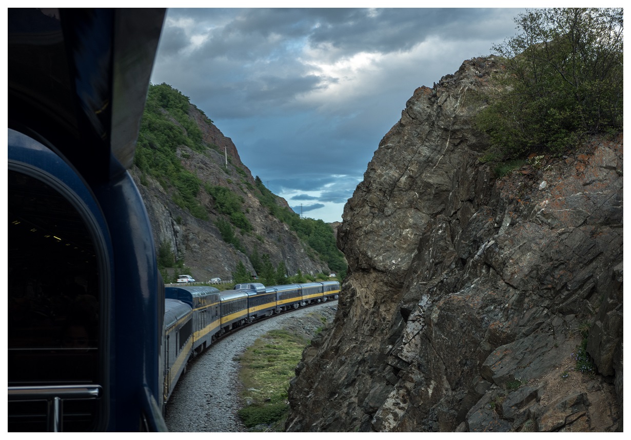 Alaska Railroad from Deck of Gold Star Class